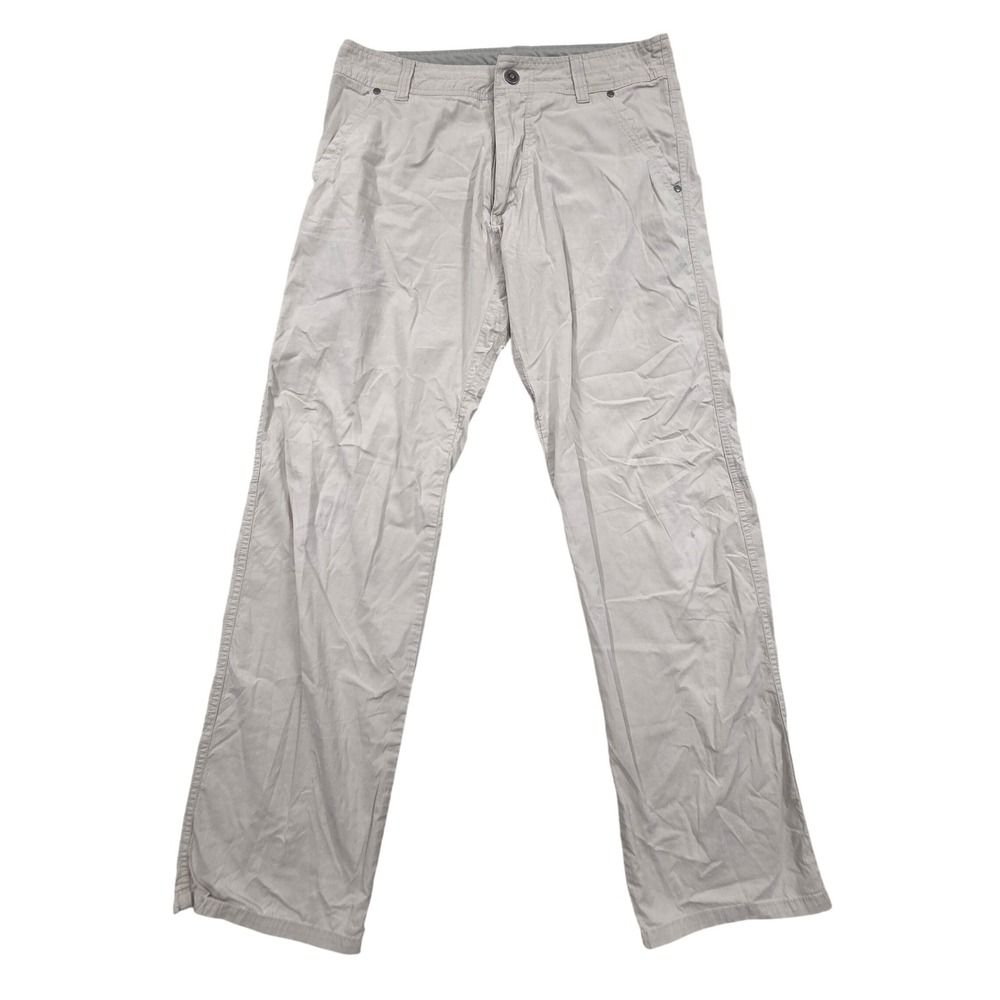 KUHL Kontra Pant Mens 32x32 Light Khaki Tan Lightweight Hiking Pants *READ